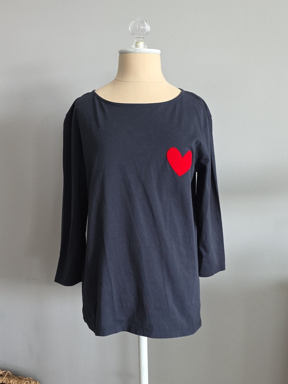 Chinti & Parker Tee with Red Heart